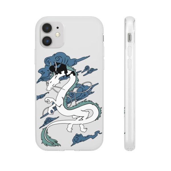 Spirited Away Tattoo - Spirited Away – Sen Riding Haku Dragon iPhone Cases-Accessories, Phone Case, Spirited Away, Spirited Away Tattoo