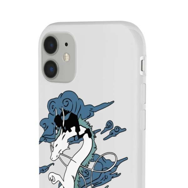 Spirited Away Tattoo - Spirited Away – Sen Riding Haku Dragon iPhone Cases-Accessories, Phone Case, Spirited Away, Spirited Away Tattoo