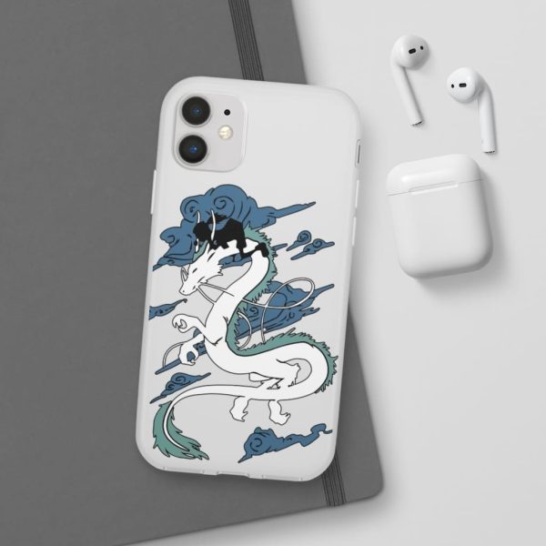 Spirited Away Tattoo - Spirited Away – Sen Riding Haku Dragon iPhone Cases-Accessories, Phone Case, Spirited Away, Spirited Away Tattoo