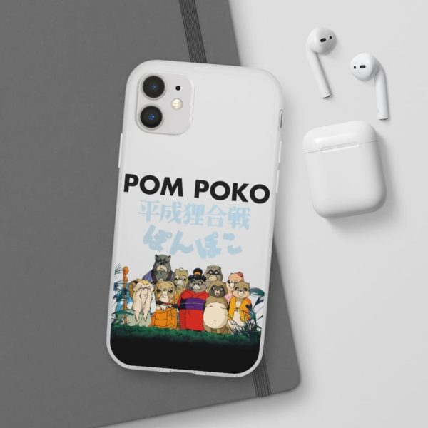 Pom Poko Poster Japanese iPhone Cases-Accessories, Phone Case, Pom Poko