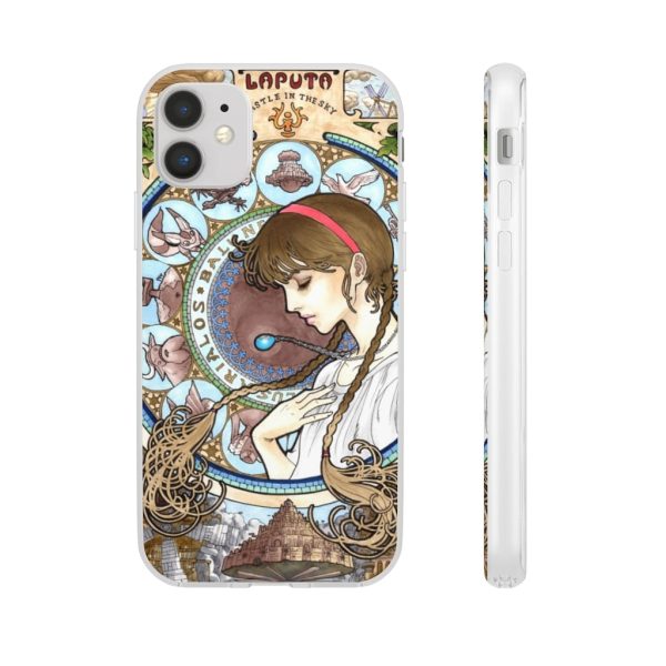 Ghibli Laputa Castle In The Sky - Laputa: Castle in The Sky – Sheeta Portrait Art iPhone Cases-Accessories, Ghibli Laputa Castle In The Sky, Laputa: Castle in the Sky, Phone Case