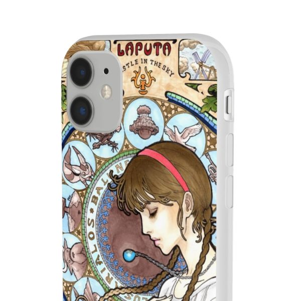 Ghibli Laputa Castle In The Sky - Laputa: Castle in The Sky – Sheeta Portrait Art iPhone Cases-Accessories, Ghibli Laputa Castle In The Sky, Laputa: Castle in the Sky, Phone Case