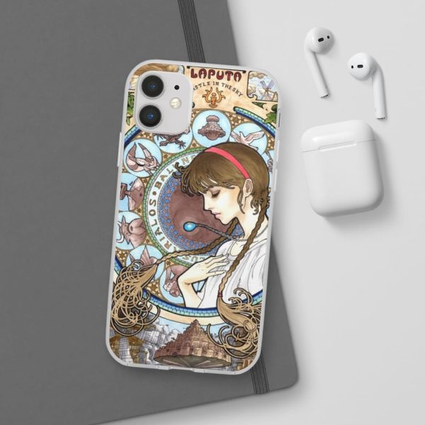 Ghibli Laputa Castle In The Sky - Laputa: Castle in The Sky – Sheeta Portrait Art iPhone Cases-Accessories, Ghibli Laputa Castle In The Sky, Laputa: Castle in the Sky, Phone Case