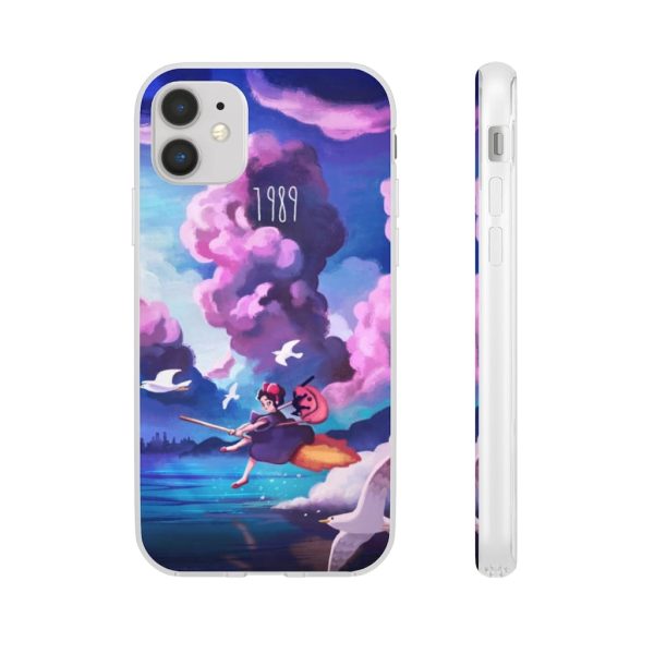 Movie Kiki's Delivery Service - Kiki’s Delivery service 1989 Illustration iPhone Cases-Accessories, Kiki's Delivery Service, Movie Kiki's Delivery Service, Phone Case