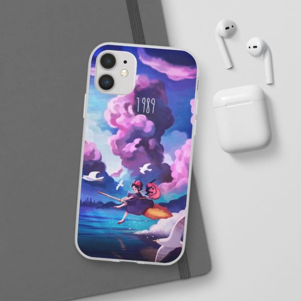 Movie Kiki's Delivery Service - Kiki’s Delivery service 1989 Illustration iPhone Cases-Accessories, Kiki's Delivery Service, Movie Kiki's Delivery Service, Phone Case