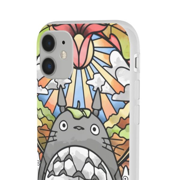 Totoro Film - Totoro Stained Glass Art iPhone Cases-Accessories, My Neighbor Totoro, Phone Case, Totoro Film