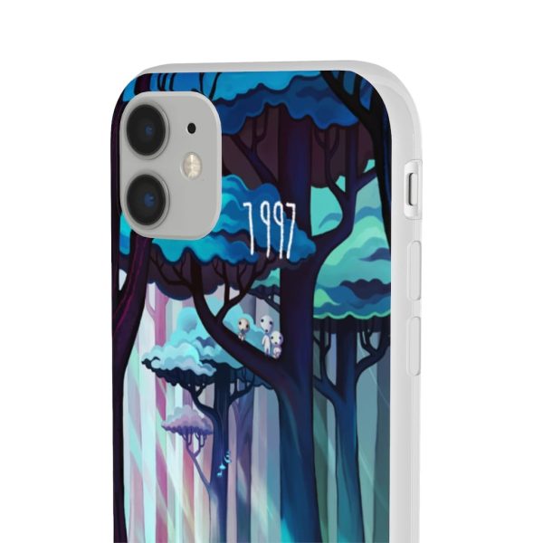 Princess Mononoke - Princess Mononoke 1997 Illustration iPhone Cases-Accessories, Phone Case, princess mononoke