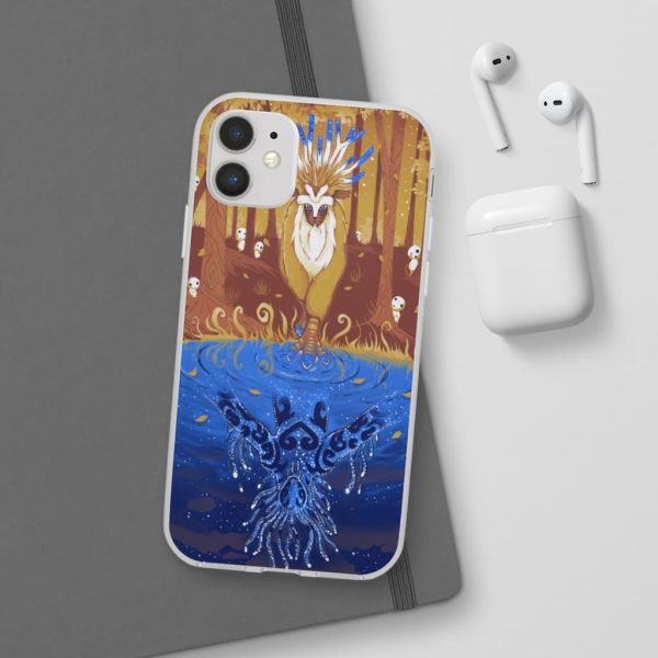 Watch Princess Mononoke - Princess Mononoke Shishigami Day and Night time iPhone Cases-Accessories, Phone Case, princess mononoke, Watch Princess Mononoke