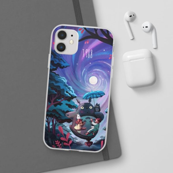 My Neighbour Totoro Cast - My Neighbor Totoro 1988 Illustration iPhone Cases-Accessories, My Neighbor Totoro, My Neighbour Totoro Cast, Phone Case