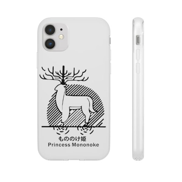 Princess Mononoke Mononoke Hime - Princess Mononoke – Shishigami Line Art iPhone Cases-Accessories, Phone Case, princess mononoke, Princess Mononoke Mononoke Hime