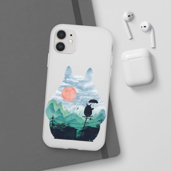 Characters From My Neighbor Totoro - Totoro on the Line Lanscape iPhone Cases-Accessories, Characters From My Neighbor Totoro, My Neighbor Totoro, Phone Case