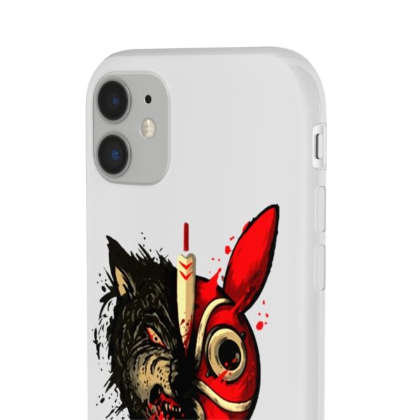 San Princess Mononoke - Princess Mononoke Mask & Wolf iPhone Cases-Accessories, Phone Case, princess mononoke, San Princess Mononoke