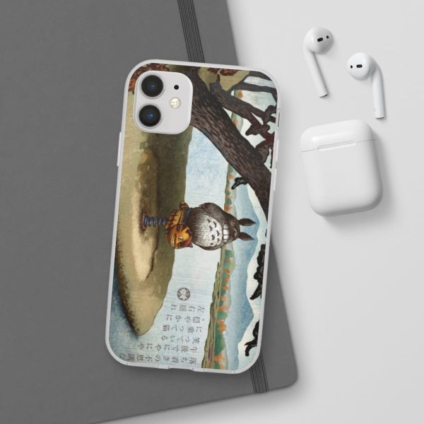 Totoro Bag - Totoro on the Catbus Spring Ride iPhone Cases-Accessories, My Neighbor Totoro, Phone Case, Totoro Bag