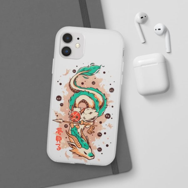 Princess Mononoke Ainu Influence - Princess Mononoke on the Dragon iPhone Cases-Accessories, Phone Case, princess mononoke, Princess Mononoke Ainu Influence