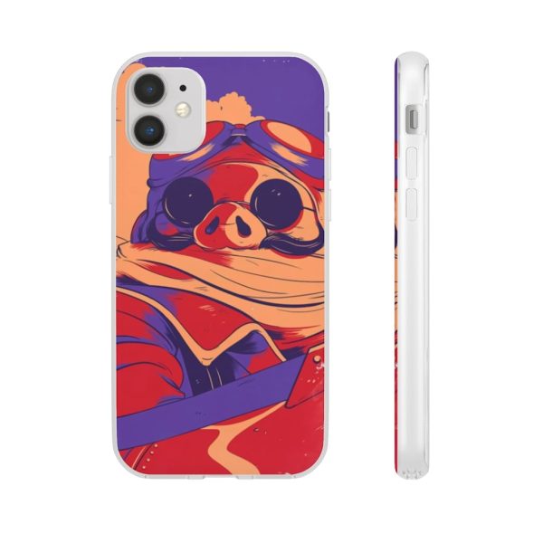 Porco Rosso Retro iPhone Cases-Accessories, Phone Case, porco rosso