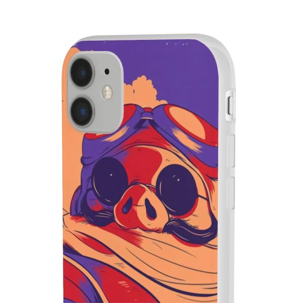 Porco Rosso Retro iPhone Cases-Accessories, Phone Case, porco rosso