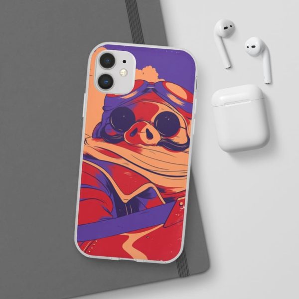 Porco Rosso Retro iPhone Cases-Accessories, Phone Case, porco rosso