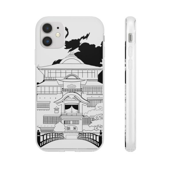 Spirited Away English Actors - Spirited Away Bathhouse illustrated Graphic iPhone Cases-Accessories, Phone Case, Spirited Away, Spirited Away English Actors