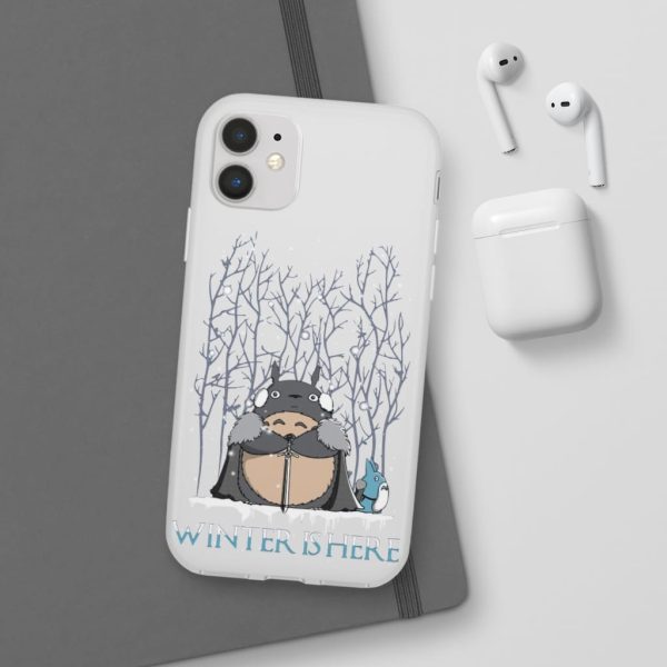 Totoro Poster - Totoro Game of Throne Winter is Here iPhone Cases-Accessories, My Neighbor Totoro, Phone Case, Totoro Poster