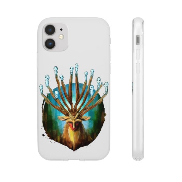 Studio Ghibli Films Princess Mononoke - Princess Mononoke – Shishigami and The Tree Spirit iPhone Cases-Accessories, Phone Case, princess mononoke, Studio Ghibli Films Princess Mononoke