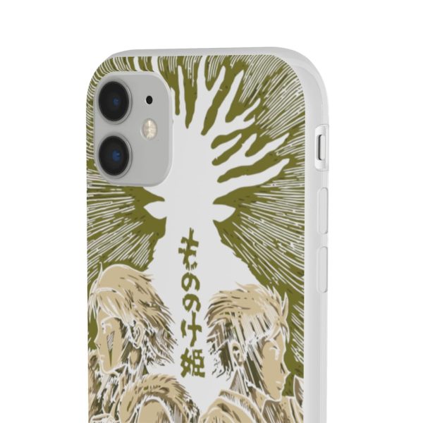 San Princess Mononoke - Princess Mononoke – San and Ashitaka iPhone Cases-Accessories, Phone Case, princess mononoke, San Princess Mononoke