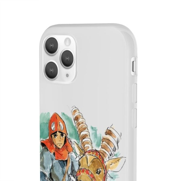 Princess Mononoke Characters - Princess Mononoke – Ashitaka Water Color iPhone Cases-Accessories, Phone Case, princess mononoke, Princess Mononoke Characters