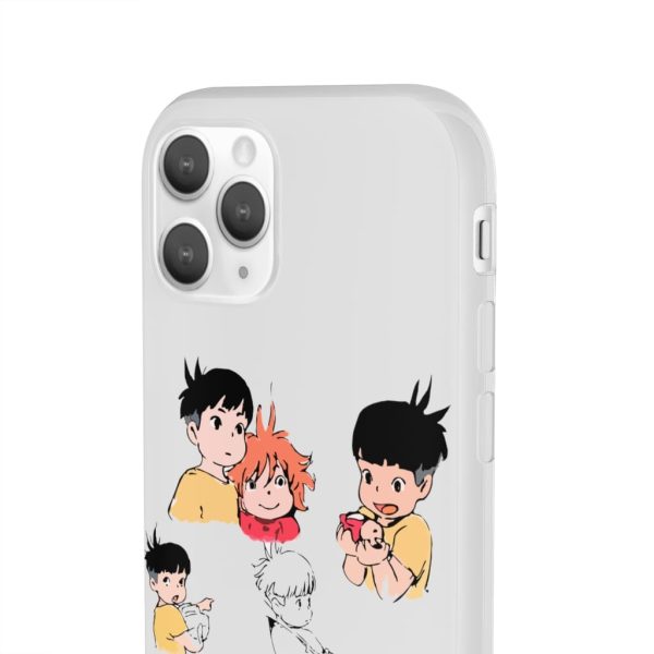 Ponyo Plush - Ponyo and Sosuke Sketch iPhone Cases-Accessories, Phone Case, ponyo, Ponyo Plush