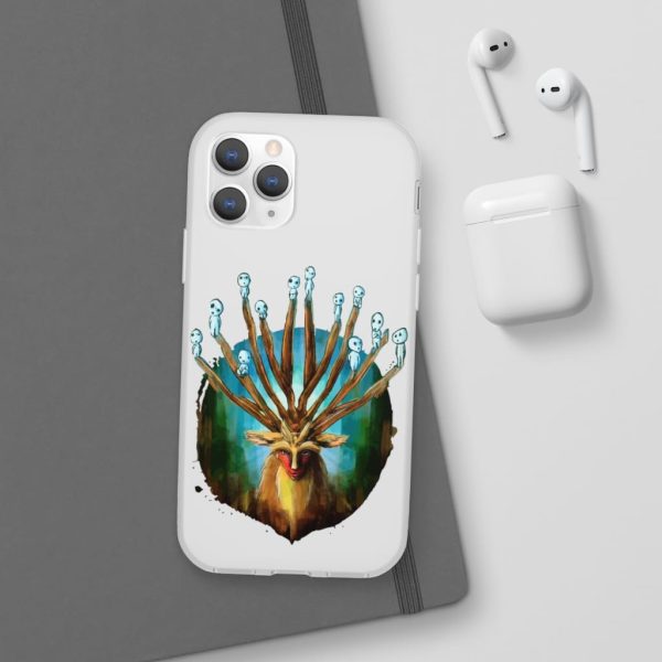 Studio Ghibli Films Princess Mononoke - Princess Mononoke – Shishigami and The Tree Spirit iPhone Cases-Accessories, Phone Case, princess mononoke, Studio Ghibli Films Princess Mononoke