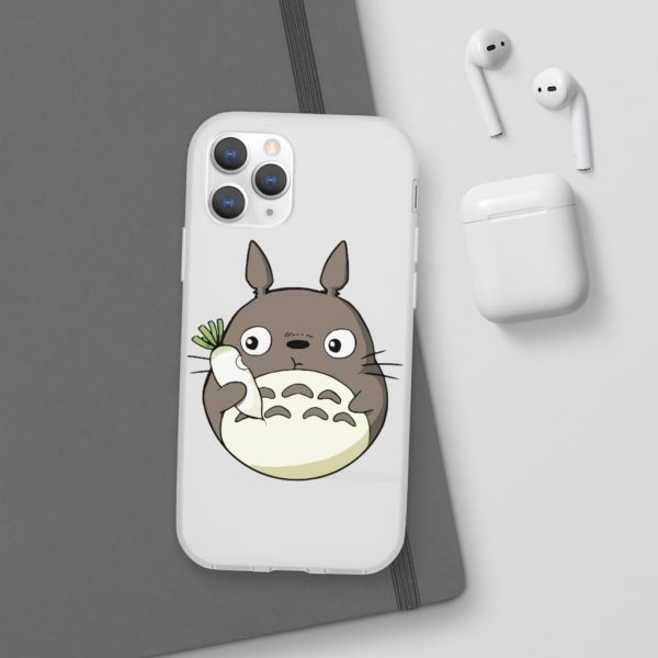 My Neighbor Totoro - Totoro Eating Turnip iPhone Cases-Accessories, My Neighbor Totoro, Phone Case