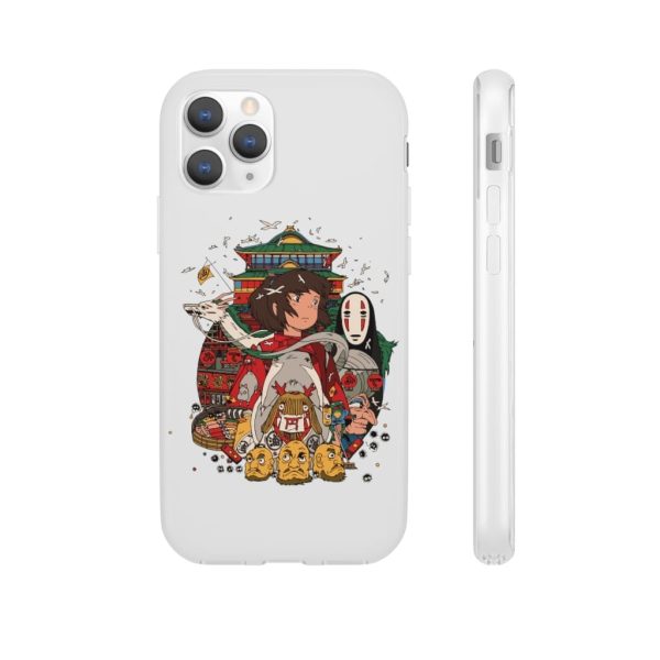 Spirited Away Poster - Spirited Away – Sen and Friends iPhone Cases-Accessories, kaonashi, no face, Phone Case, Spirited Away, Spirited Away Poster