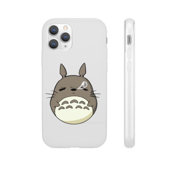 Totoro Umbrella - Sleepy Totoro iPhone Cases-Accessories, My Neighbor Totoro, Phone Case, Totoro Umbrella