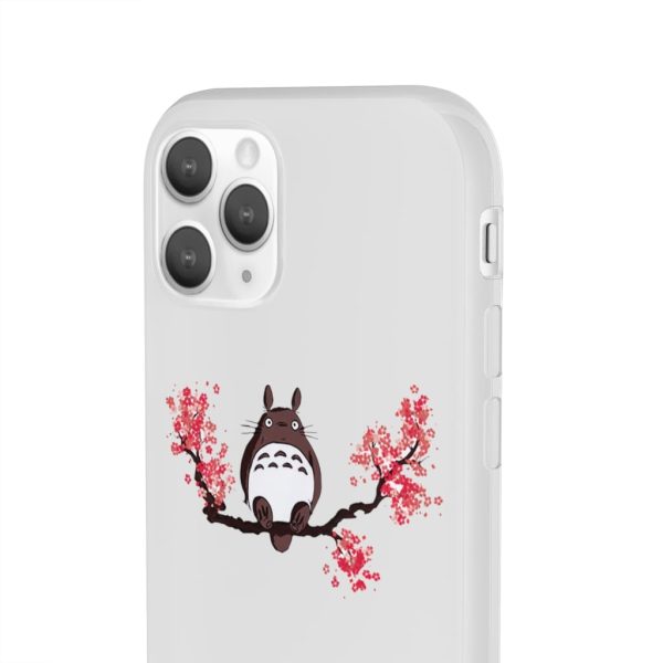 My Neighbor Totoro Japanese - Totoro and Sakura iPhone Cases-Accessories, My Neighbor Totoro, My Neighbor Totoro Japanese, Phone Case