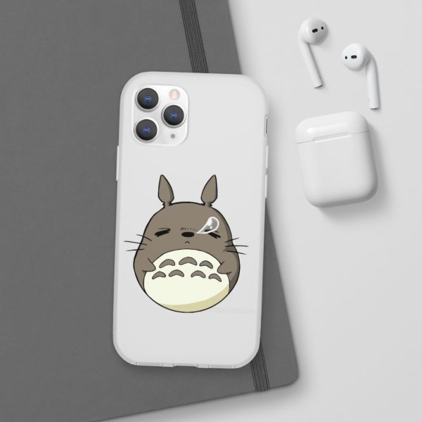 Totoro Umbrella - Sleepy Totoro iPhone Cases-Accessories, My Neighbor Totoro, Phone Case, Totoro Umbrella