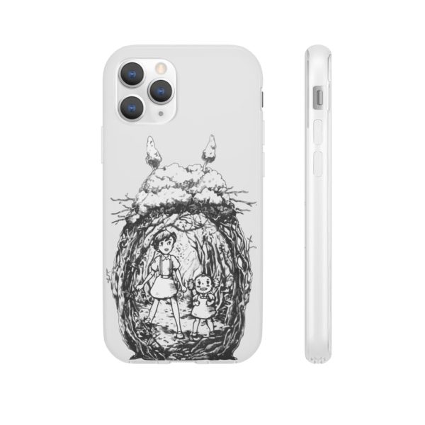 What Animal Is Totoro - My Neighbor Totoro – Mei and Sastuki in the Forest iPhone Cases-Accessories, My Neighbor Totoro, Phone Case, What Animal Is Totoro