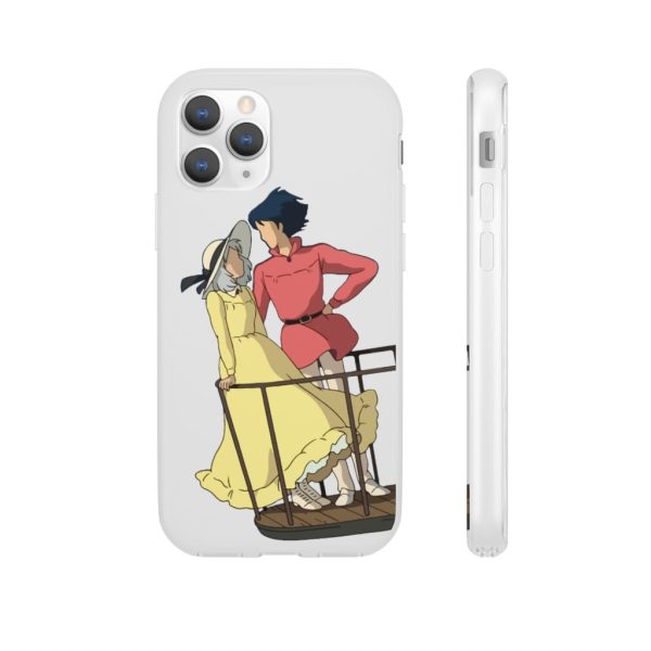 Sheet Music Howl's Moving Castle - Howl’s Moving Castle – Sophie and Howl Gazing at Each other iPhone Cases-Accessories, Howl's Moving Castle, Phone Case, Sheet Music Howl's Moving Castle