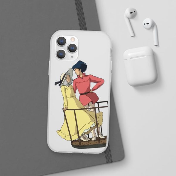 Sheet Music Howl's Moving Castle - Howl’s Moving Castle – Sophie and Howl Gazing at Each other iPhone Cases-Accessories, Howl's Moving Castle, Phone Case, Sheet Music Howl's Moving Castle