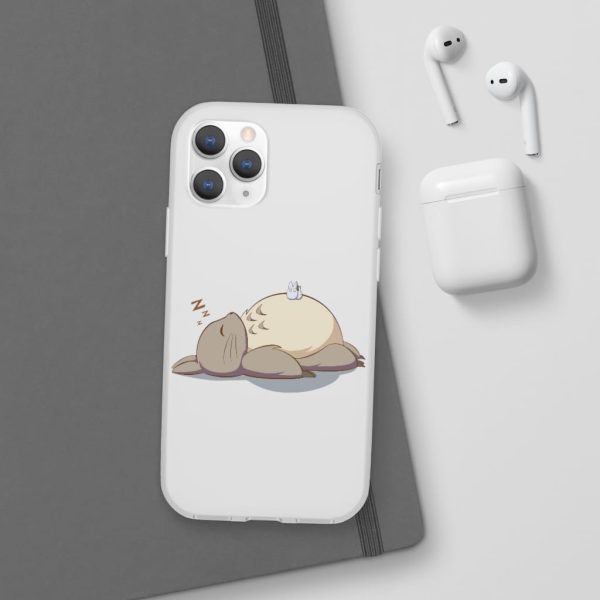 Satsuki Totoro - Sleeping Totoro iPhone Cases-Accessories, My Neighbor Totoro, Phone Case, Satsuki Totoro