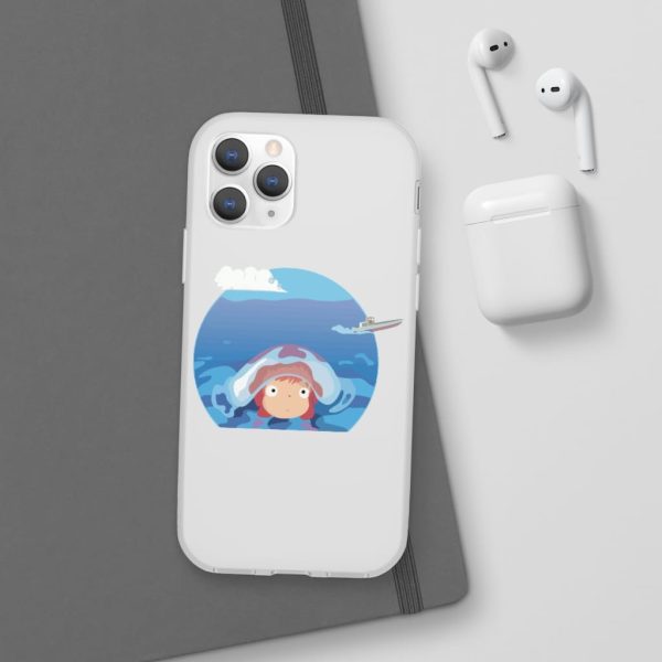 Ponyo Background - Ponyo in her first trip iPhone Cases-Accessories, Phone Case, ponyo, Ponyo Background