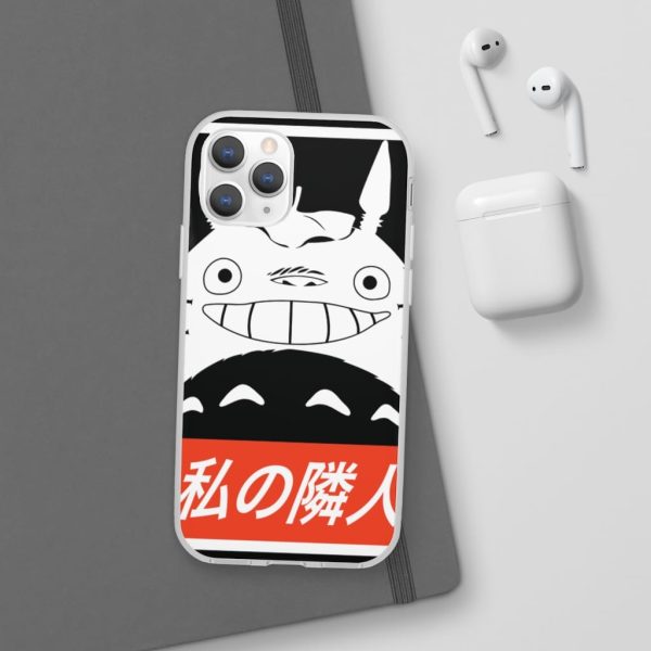 Totoro Japanese Restaurant - Smiling Totoro iPhone Cases-Accessories, My Neighbor Totoro, Phone Case, Totoro Japanese Restaurant