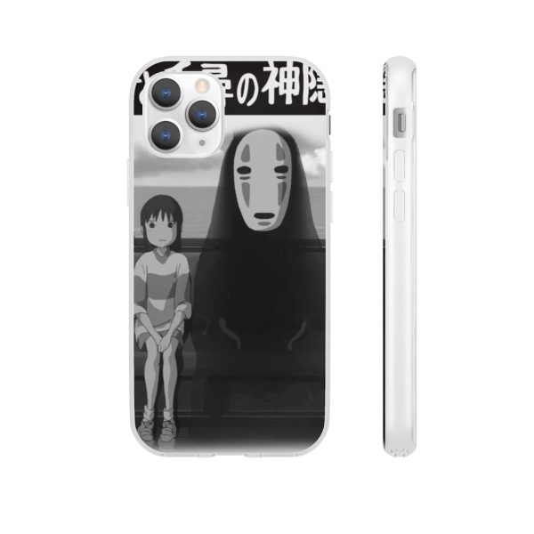 Like Spirited Away - Spirited Away – Chihiro and No Face on the Train iPhone Cases-Accessories, kaonashi, Like Spirited Away, no face, Phone Case, Spirited Away