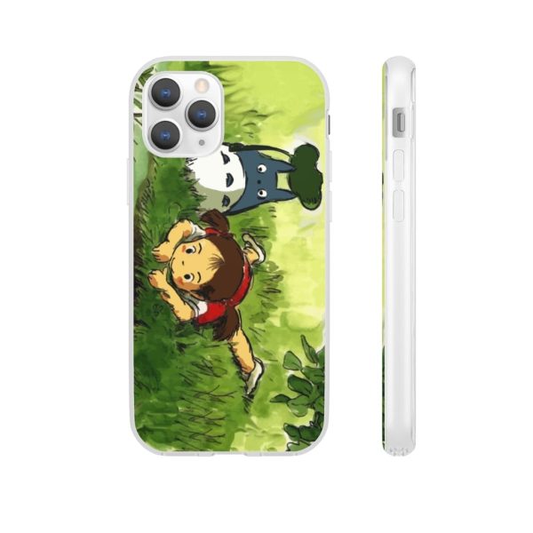 Studio Ghibli Totoro Movie - My Neighbor Totoro – Playing Mei iPhone Cases-Accessories, My Neighbor Totoro, Phone Case, Studio Ghibli Totoro Movie