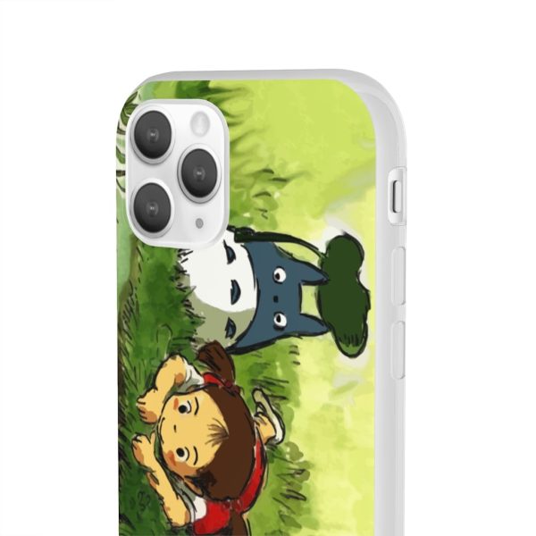 Studio Ghibli Totoro Movie - My Neighbor Totoro – Playing Mei iPhone Cases-Accessories, My Neighbor Totoro, Phone Case, Studio Ghibli Totoro Movie