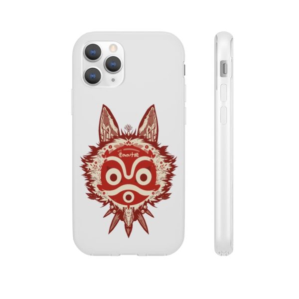 Princess Mononoke Spirits - Princess Mononoke Mask iPhone Cases-Accessories, Phone Case, princess mononoke, Princess Mononoke Spirits