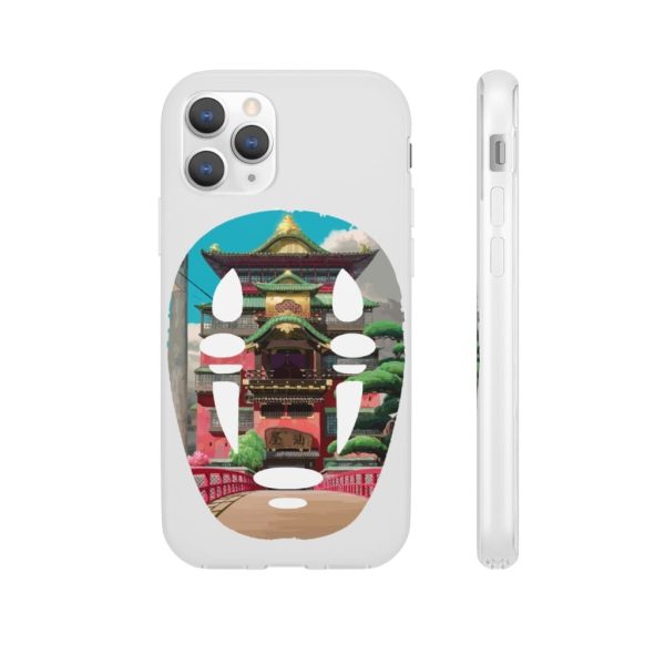 Spirited Away Streaming - Spirited Away –  The Bathhouse Ft. No Face iPhone Cases-Accessories, kaonashi, no face, Phone Case, Spirited Away, Spirited Away Streaming