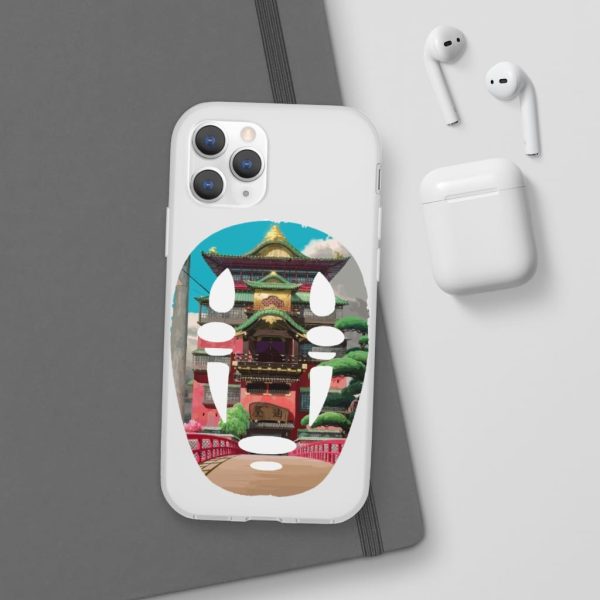 Spirited Away Streaming - Spirited Away –  The Bathhouse Ft. No Face iPhone Cases-Accessories, kaonashi, no face, Phone Case, Spirited Away, Spirited Away Streaming