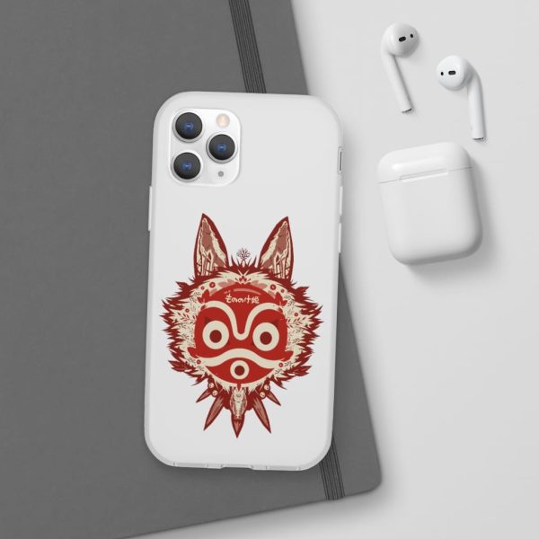 Princess Mononoke Spirits - Princess Mononoke Mask iPhone Cases-Accessories, Phone Case, princess mononoke, Princess Mononoke Spirits