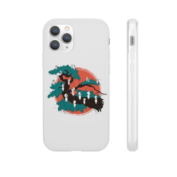 Anime Film Princess Mononoke - Tree Spirits by the Red Moon iPhone Cases-Accessories, Anime Film Princess Mononoke, Phone Case, princess mononoke