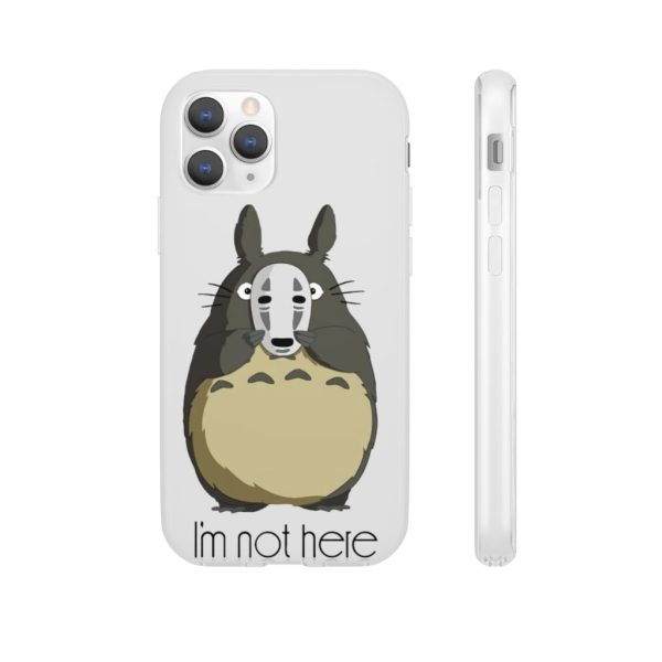 Studio Ghibli My Neighbor Totoro - Totoro I’m Not Here iPhone Cases-Accessories, My Neighbor Totoro, Phone Case, Studio Ghibli My Neighbor Totoro