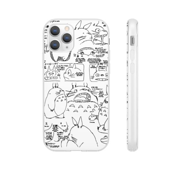 Mi Vecino Totoro - Totoro Original Character Sketch iPhone Cases-Accessories, Mi Vecino Totoro, My Neighbor Totoro, Phone Case