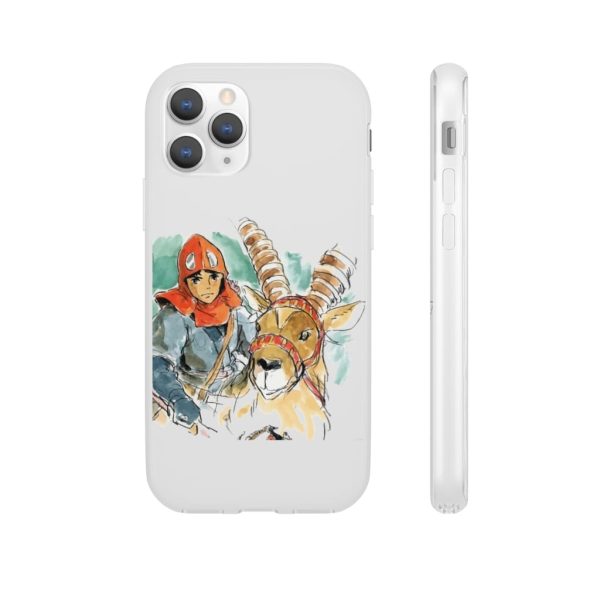 Princess Mononoke Characters - Princess Mononoke – Ashitaka Water Color iPhone Cases-Accessories, Phone Case, princess mononoke, Princess Mononoke Characters